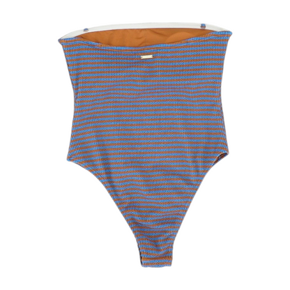 Blue Striped One-Piece