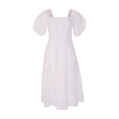 White Midi Dress
