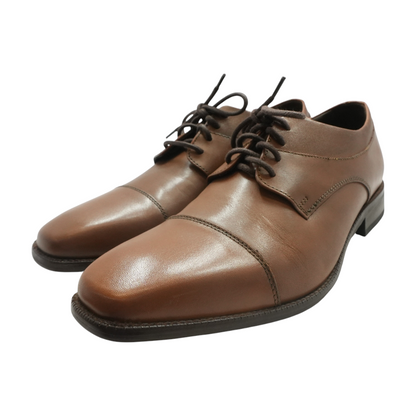 Brown Lace-Up Dress Shoes