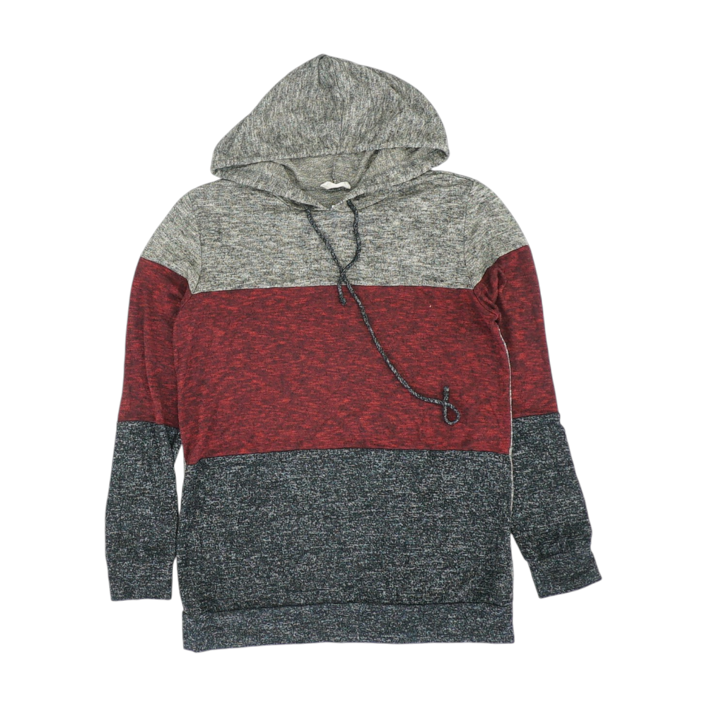 Multi Color Block Hoodie Pullover