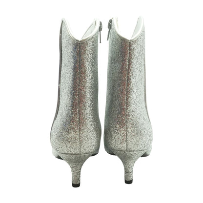 Silver Ankle Boots