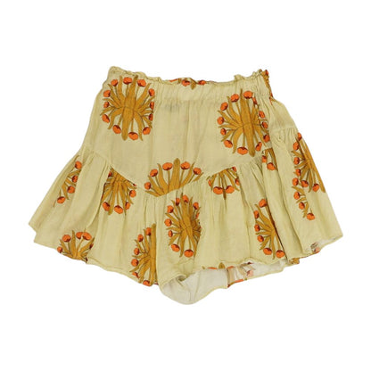 Yellow Graphic Shorts