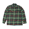 Green Plaid Flannel Button Down
