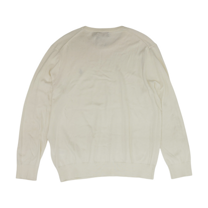Ivory Solid Pullover Sweater