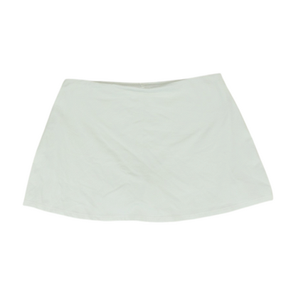White Mini Skort