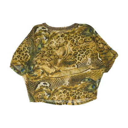 Multi Graphic 3/4 Sleeve Blouse