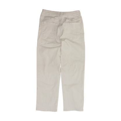 White Straight Jeans