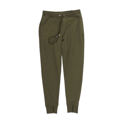 Olive Solid Joggers Pants
