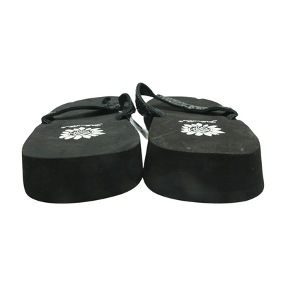 Black Flip-Flop Sandals