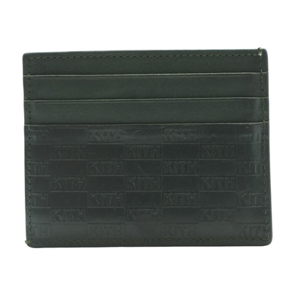 Black Equestrian Kith Monogram Card Holder