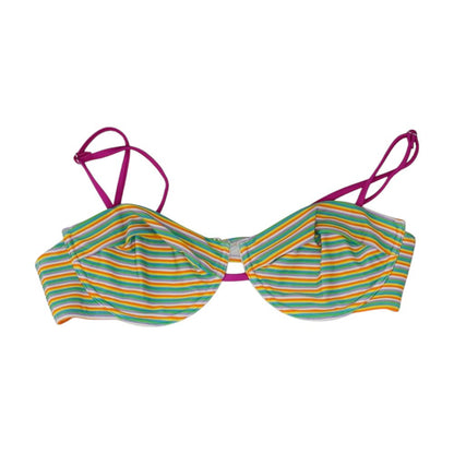 Multi Striped Swim Top