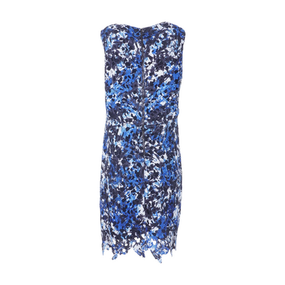 Navy Floral Midi Dress