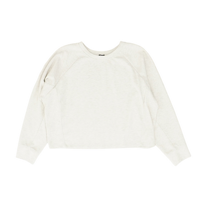 Beige Solid Sweatshirt Pullover