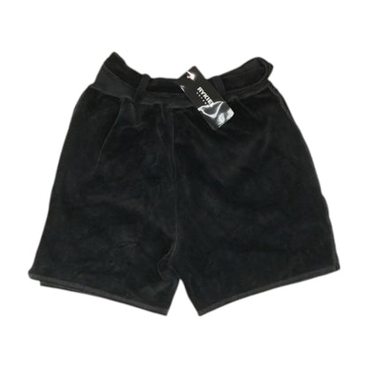 Black Solid Shorts