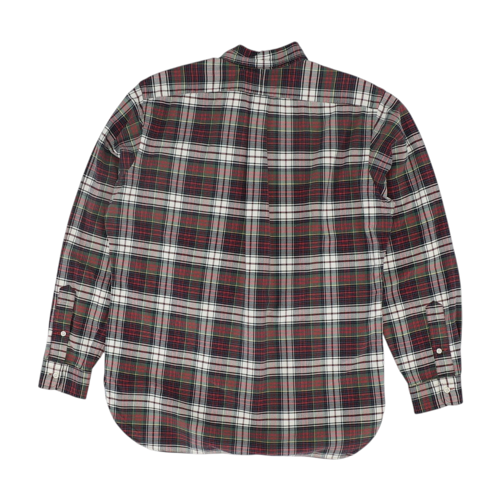 Multi Plaid Long Sleeve Button Down