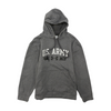 Gray Solid Hoodie Pullover