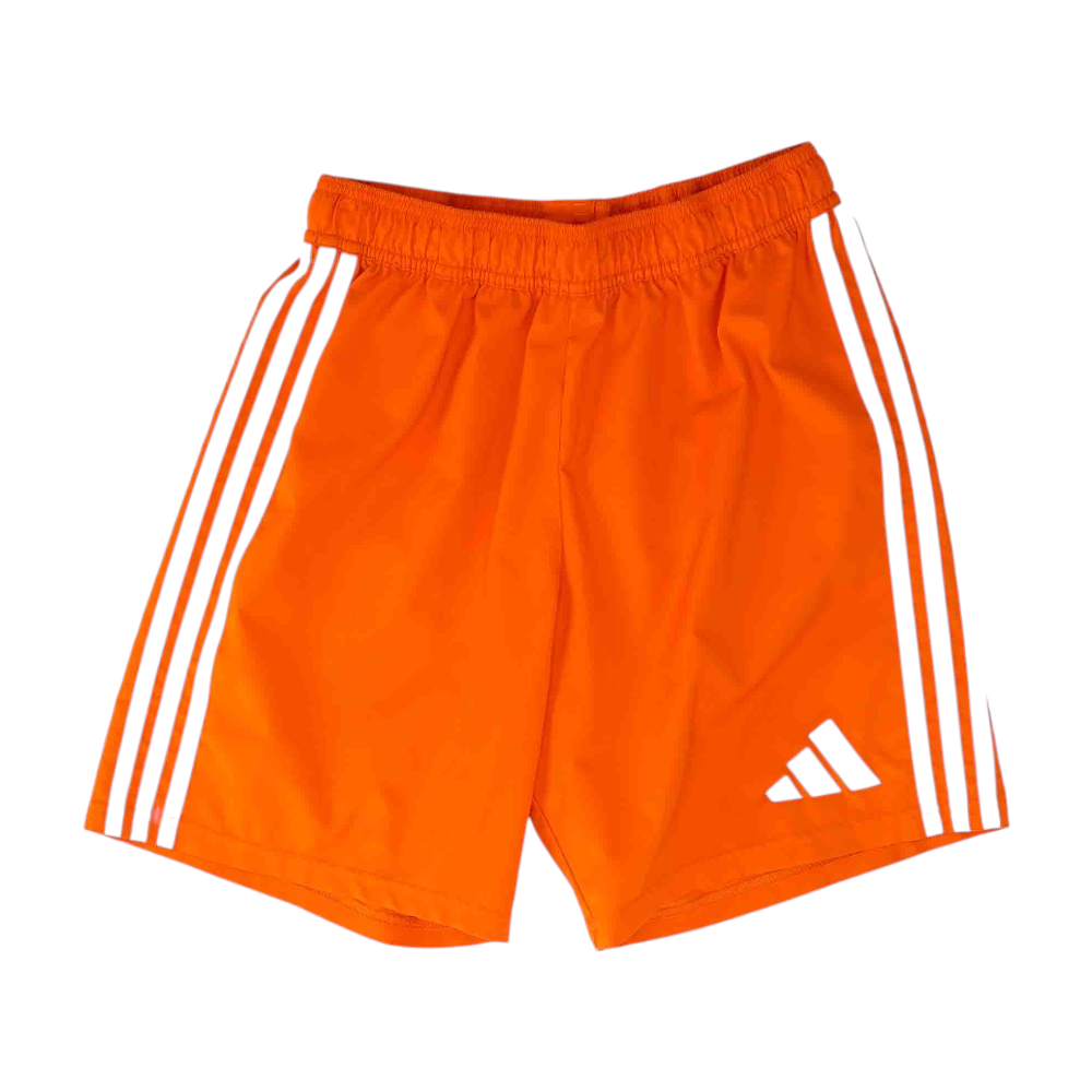 Orange Solid Active Shorts