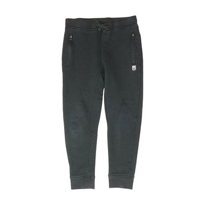 Black Solid Joggers Pants