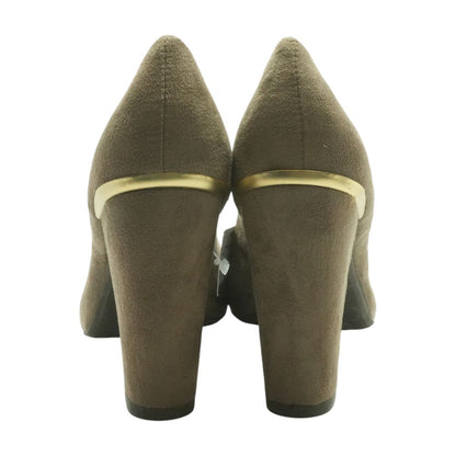 Bronze Block Heels