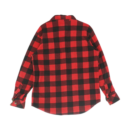 Red Plaid Flannel Button Down
