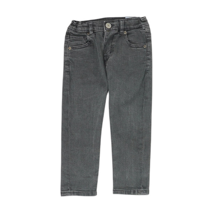 Gray Solid Jeans