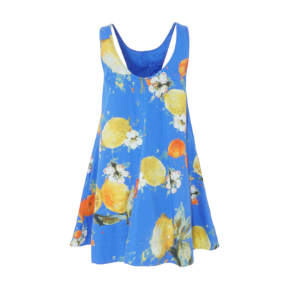 Maeve Blue Graphic Mini Dress – Image 2