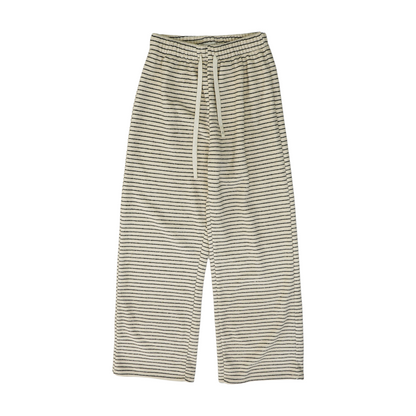 Ivory Striped Pants