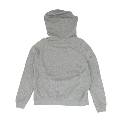 Gray Solid Hoodie Pullover