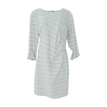 Gray Plus Plaid Midi Dress