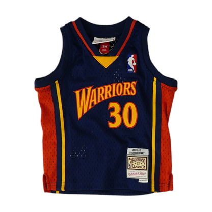 Boys' Navy Golden State Warriors Sleeveless Jersey