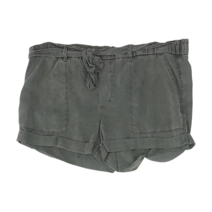 Gray Solid Chino Shorts