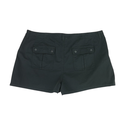 Black Plus Solid Chino Shorts