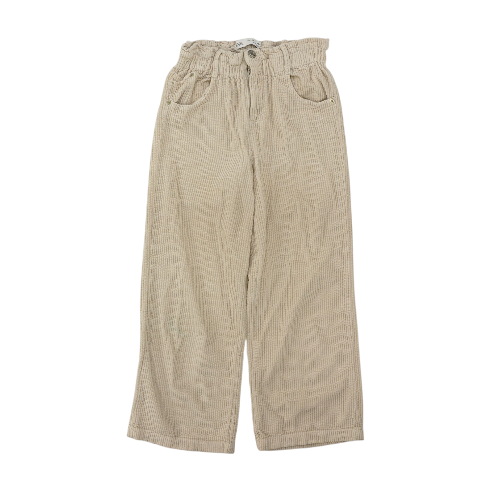 Cream Casual Pants