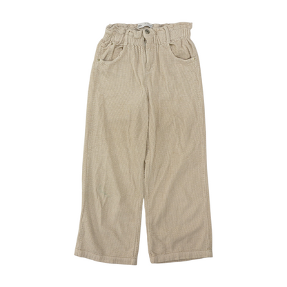Cream Casual Pants