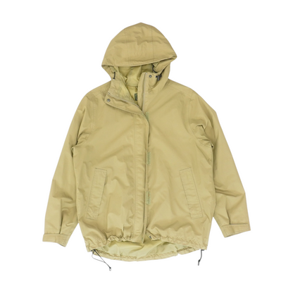 Vintage Brown Solid Rain Jacket