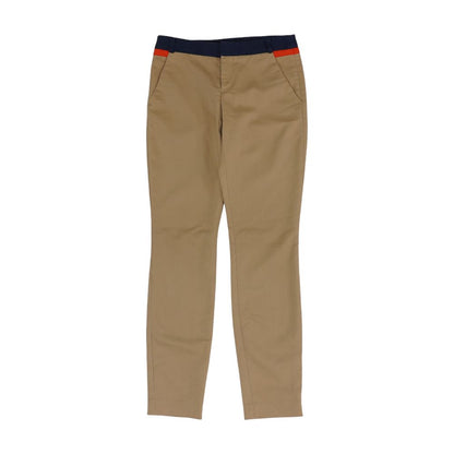 Brown Solid Chino Pants