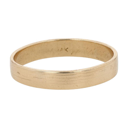 10K Gold Flat Lined Band