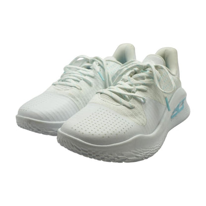 Curry 4 Low Flo Tro White Low Top Athletic Shoes