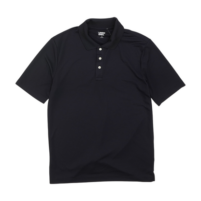 Navy Solid Short Sleeve Polo