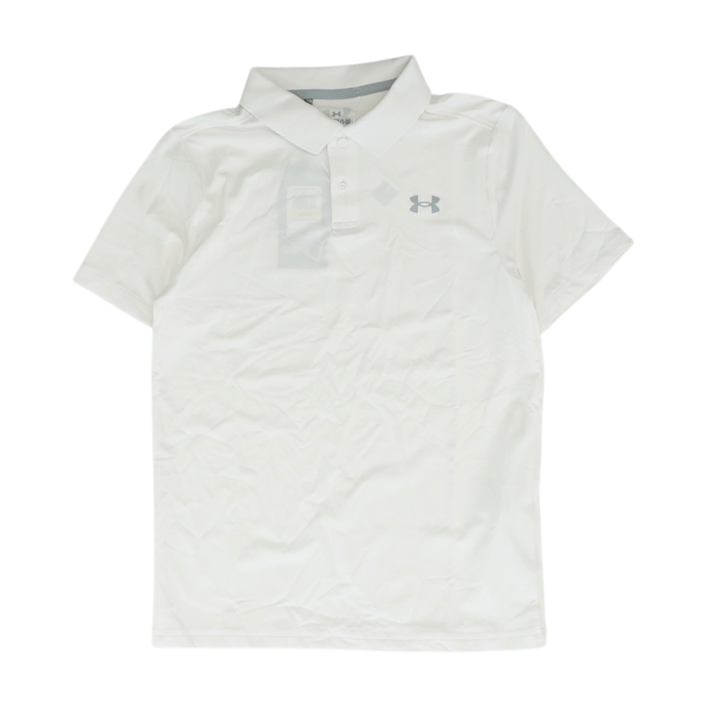 White Short Sleeve Polo