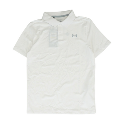 White Short Sleeve Polo