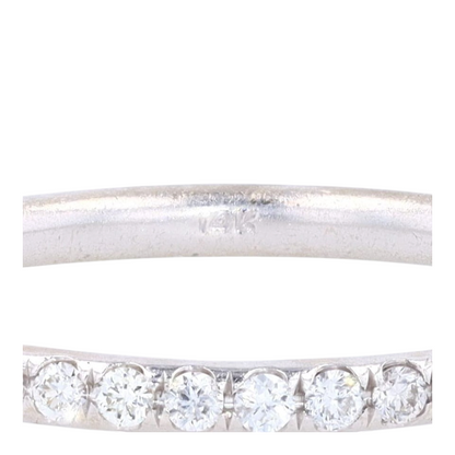 1/2 ctw 14K White Gold Diamond Band Ring