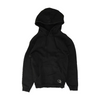Black Solid Hoodie Pullover