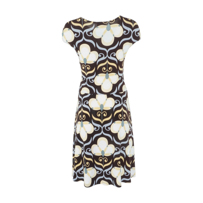 Multi Floral Midi Dress