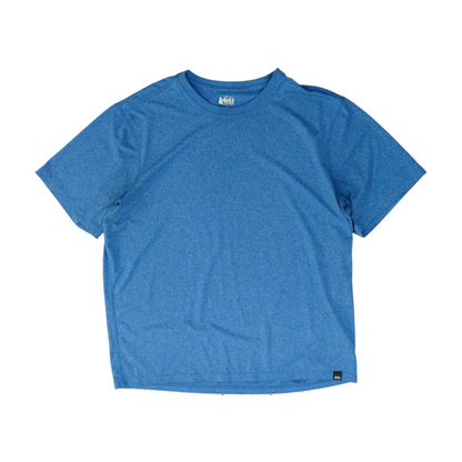 Blue Solid Active T-Shirt