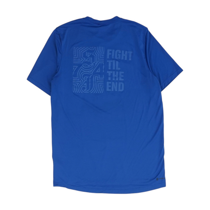 Blue Solid Active T-Shirt