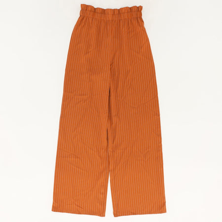 Brown Striped Dress Pants