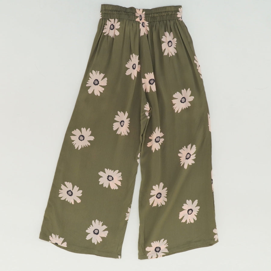 Gray Floral Pants Size XS