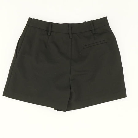 Black Solid Chino Shorts