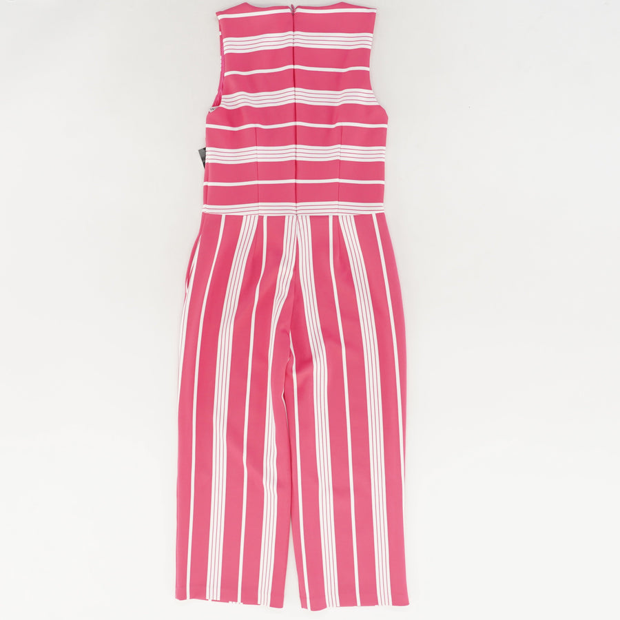 Pink Striped Jumpsuit